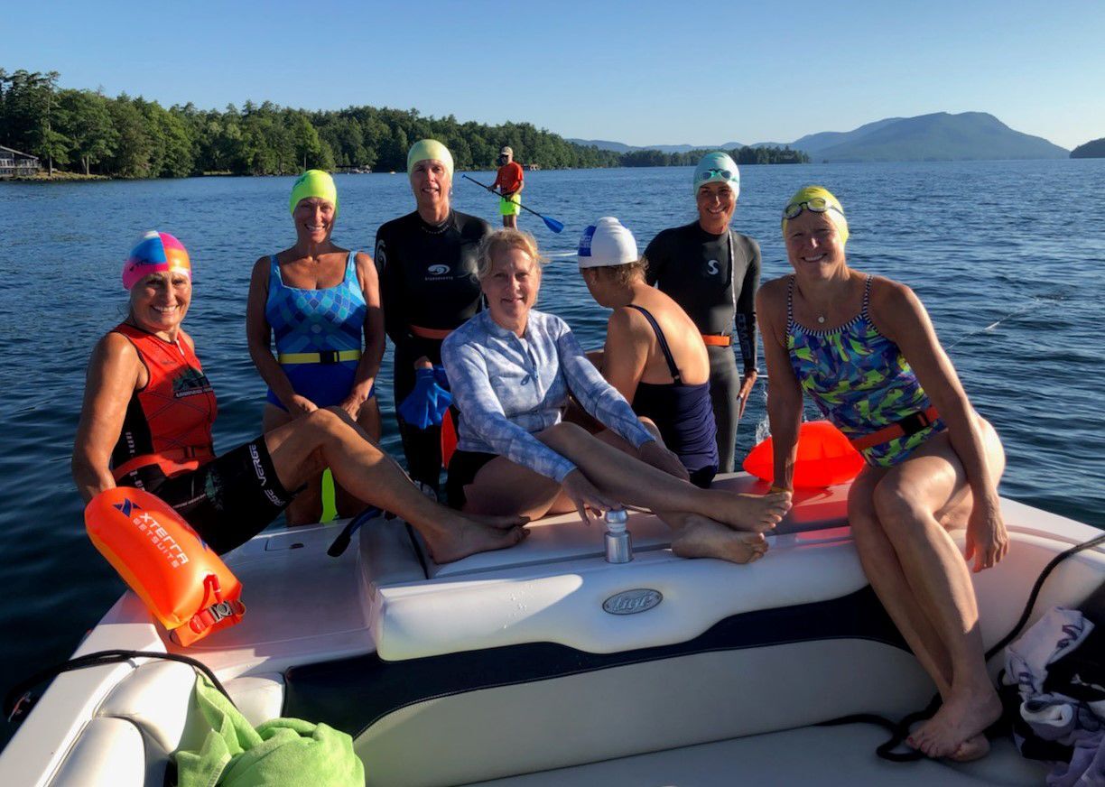 Menopausal women to swim length of Lake George